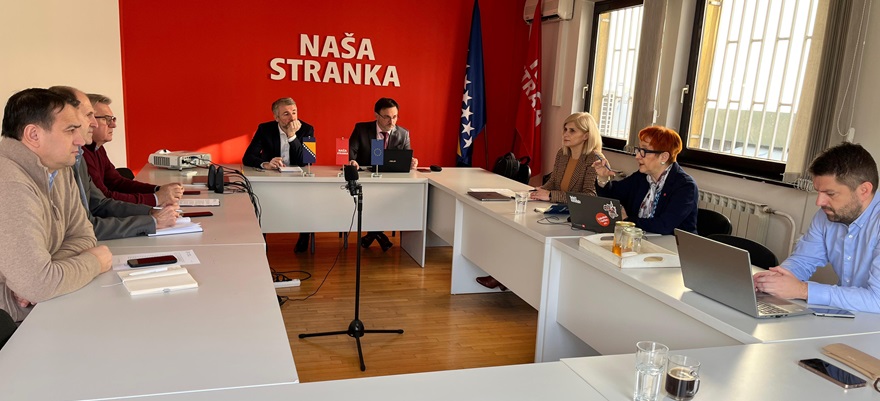 Sastanak predstavnika UPFBiH i Naše stranke